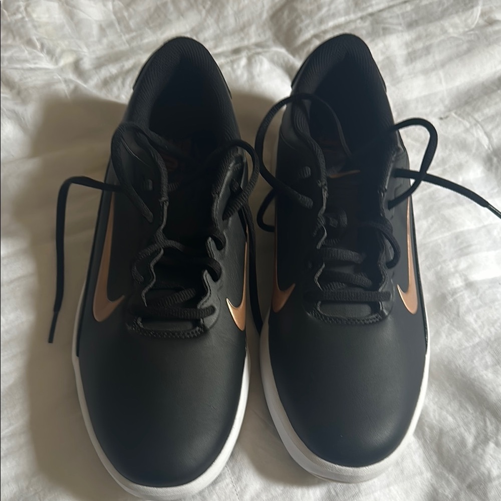 Nike Black and Gold Sneakers